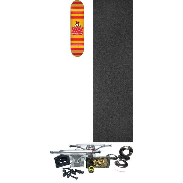 Skate Mental Wieger van Wageningen Glizzy Assorted Stains Skateboard Deck - 8" x 31.5" - Complete Skateboard Bundle